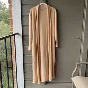 NEIMAN MARCUS size Small  100% CASHMERE  Long Duster Cardigan